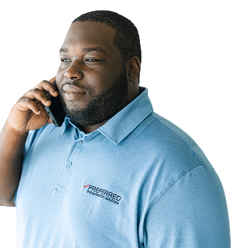 Keston on phone PTS