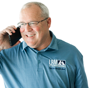 Trae on phone LRM Landscape Sales