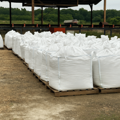 Bags of White Masonry Sand