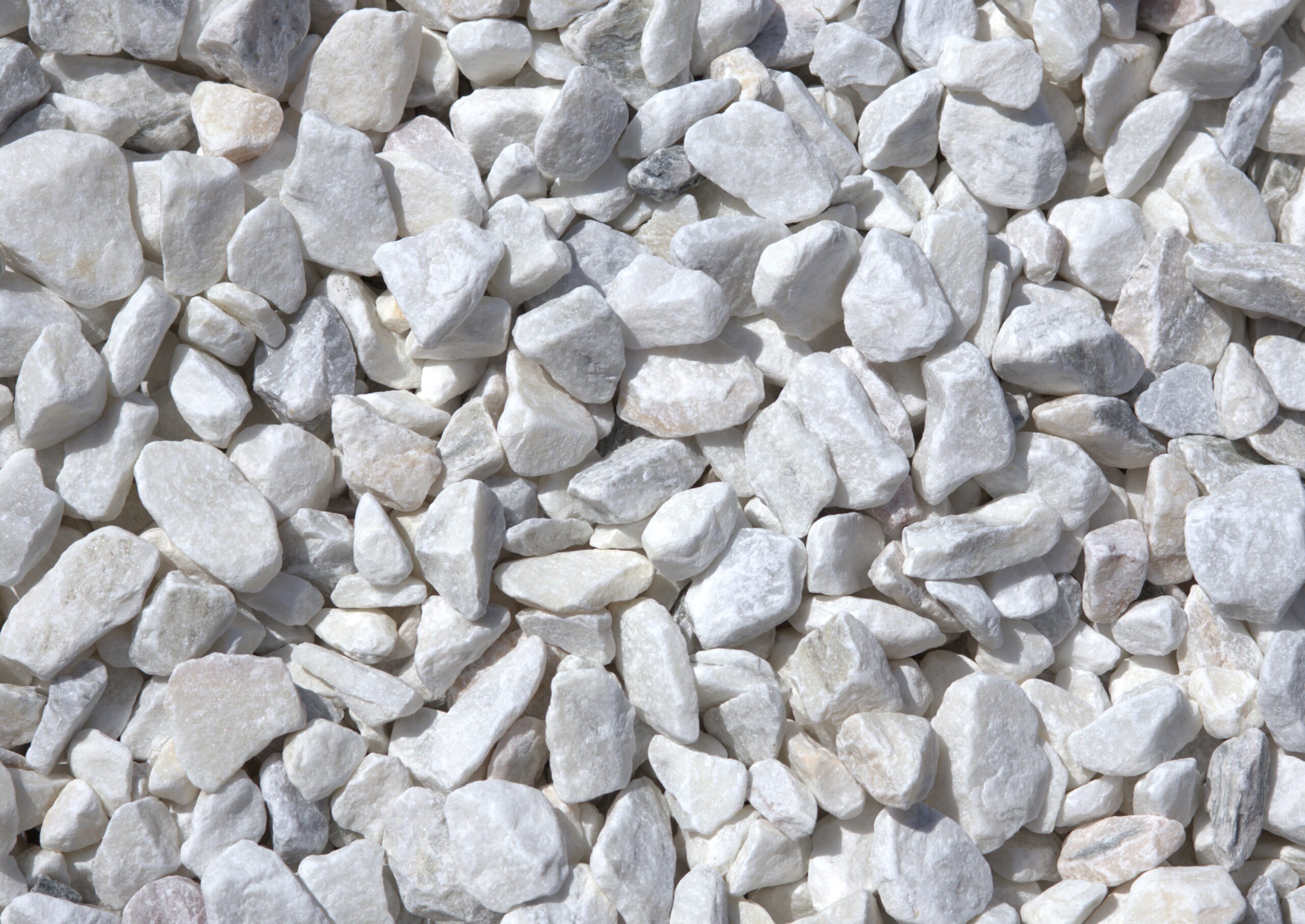White Marble Chips White Marble Chips